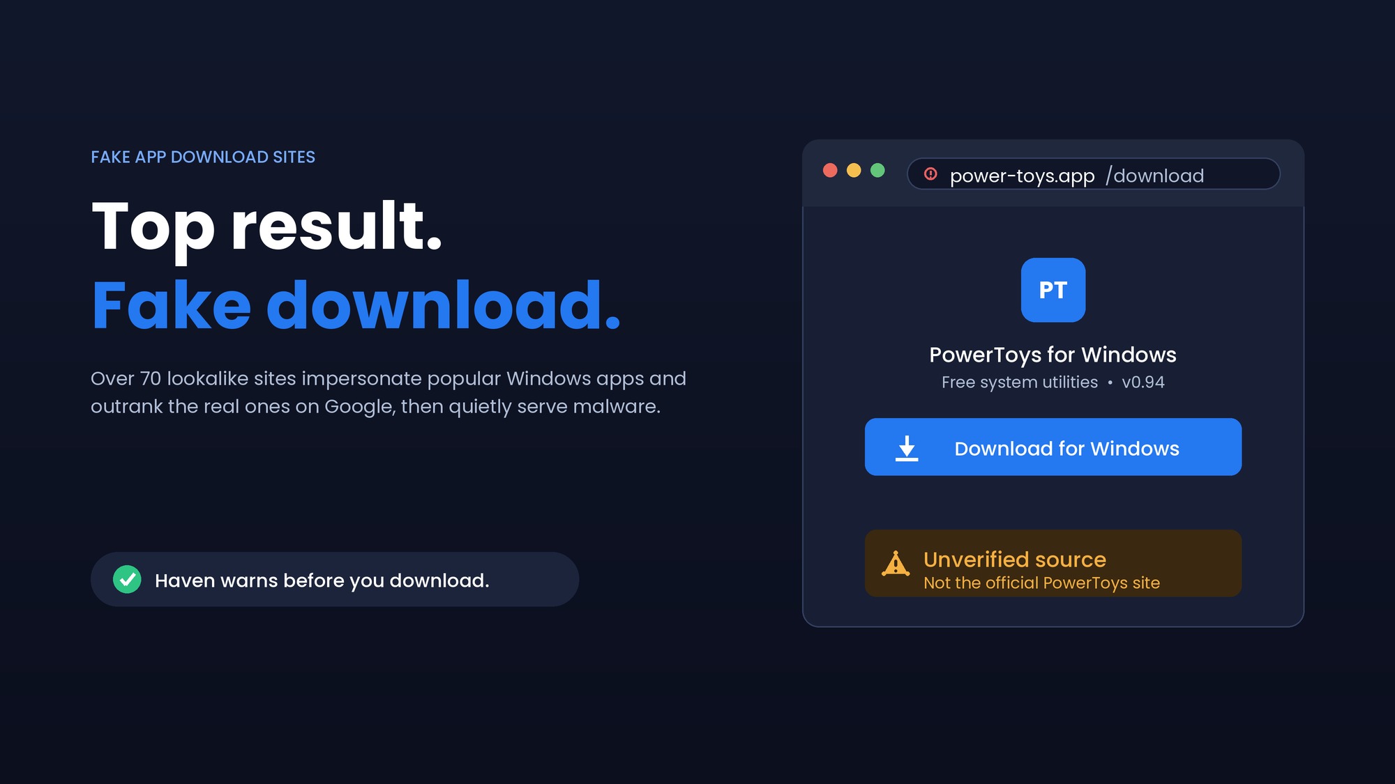 Fake Windows App Download Sites: The Lookalike Pages That Outrank the Real Download