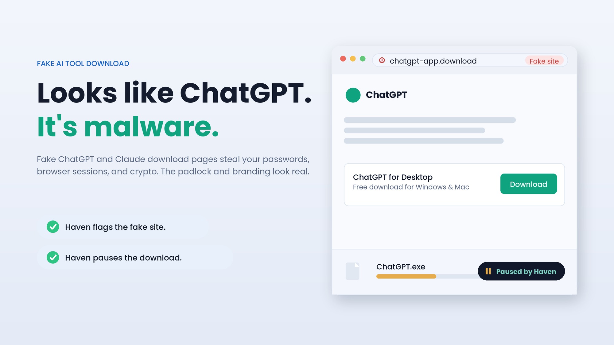 You Searched "Download ChatGPT." A Fake Site Was Waiting.