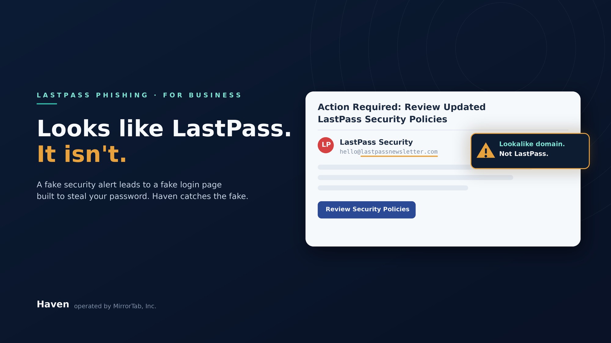 The LastPass Phishing Email Targeting Businesses: How It Works and How to Stop It